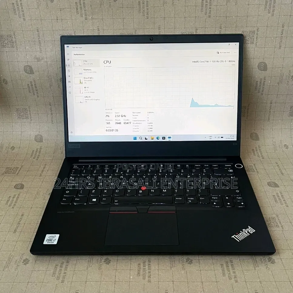 Laptop Lenovo ThinkPad E14 Gen 1 8GB Intel Core i5 SSD 256GB