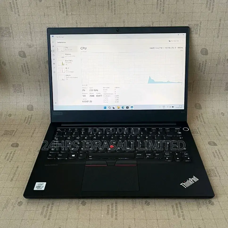 Laptop Lenovo ThinkPad E14 Gen 1 8GB Intel Core i5 SSD 256GB