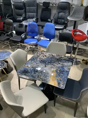 4-Seater Modern Art Dining Set
