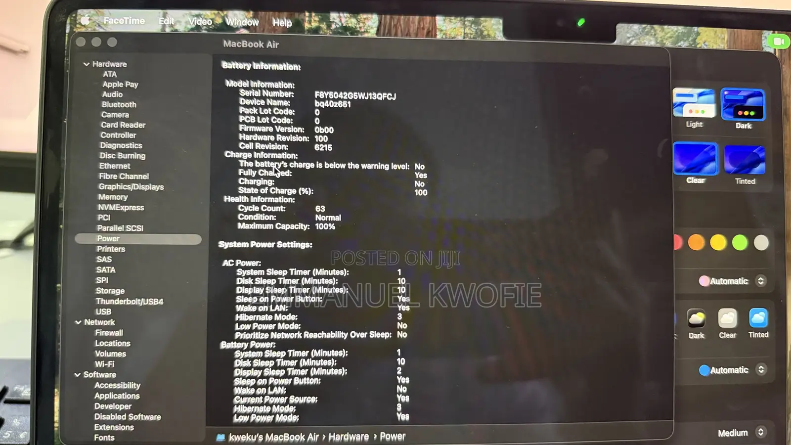 Laptop Apple MacBook Air 2022 M2 16GB Apple M2 SSD 256GB