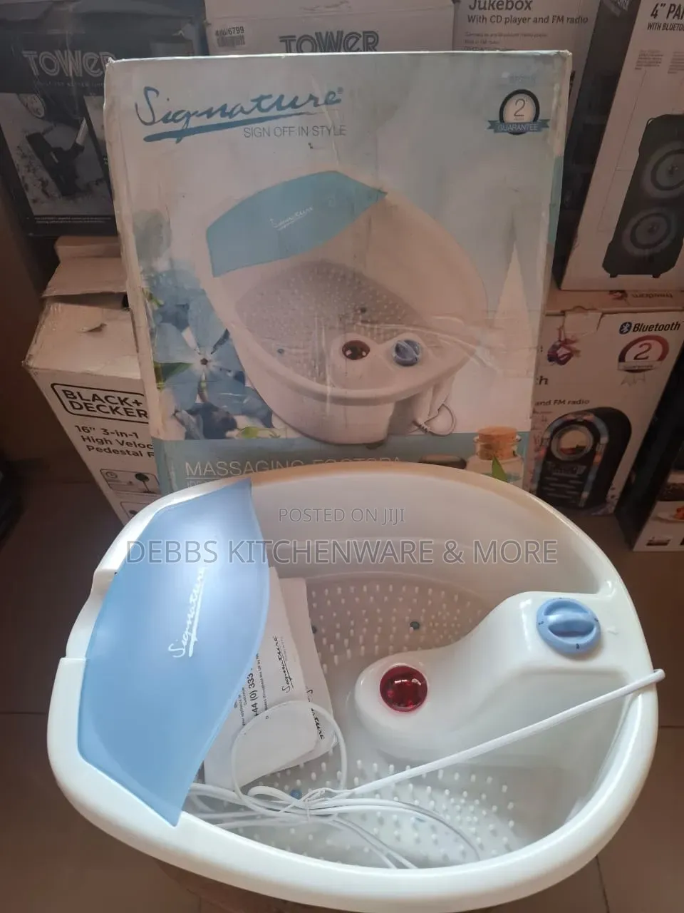 Electric Perdicue And Foot Massaging Bowl
