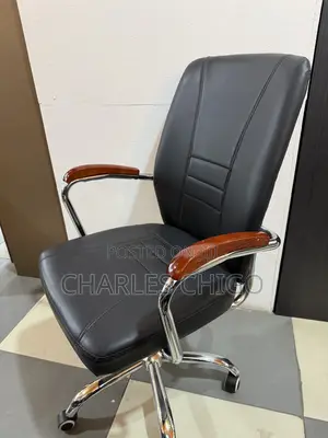 Leather Swivel Office Chair
