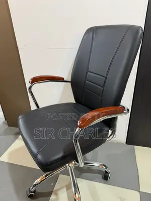 Leather Swivel Office Chair