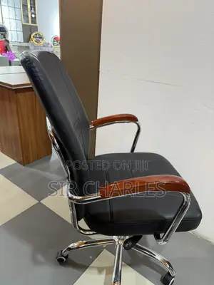 Leather Swivel Office Chair