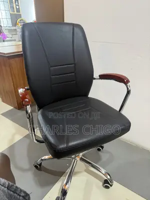 Leather Swivel Office Chair