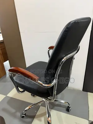 Leather Swivel Office Chair