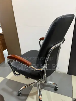 Leather Swivel Office Chair