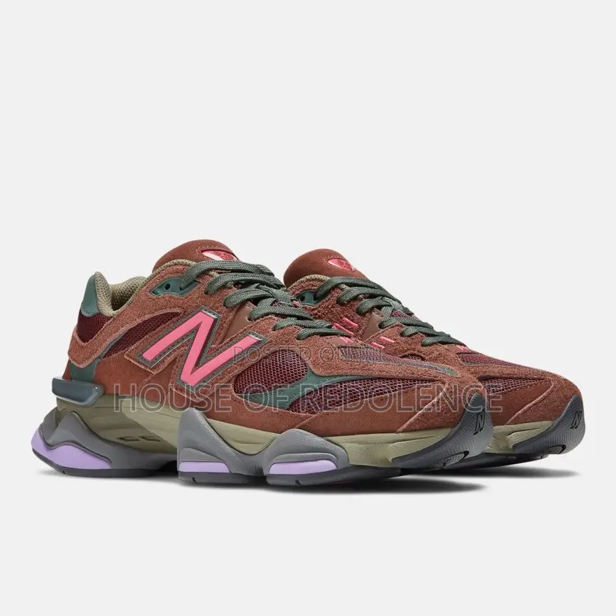 New Balance 9060 Burgundy Pink Sneakers