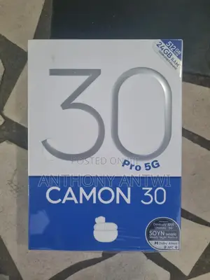 New Tecno Camon 30 Pro 5G 256 GB Black