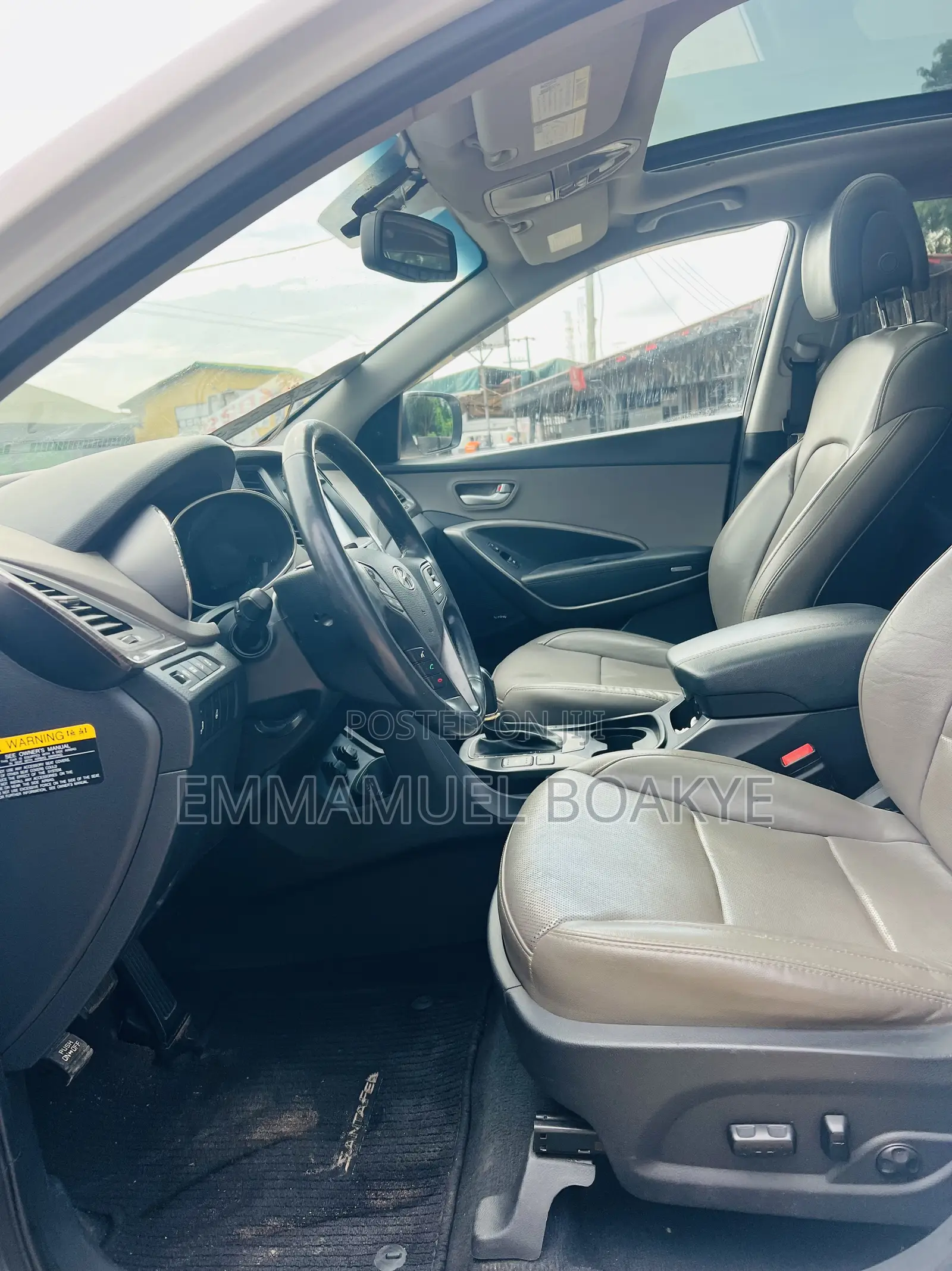Hyundai Santa Fe Limited AWD 2016 White