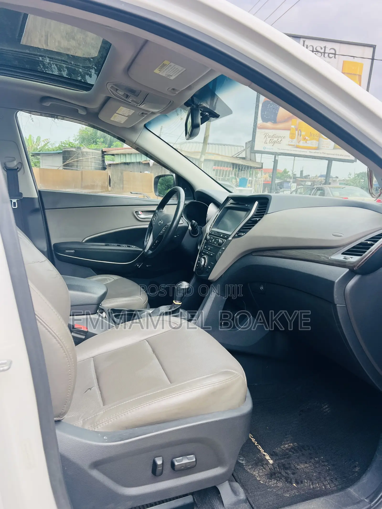 Hyundai Santa Fe Limited AWD 2016 White