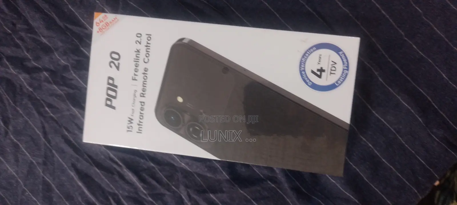 New Tecno Pop 20 64 GB Black