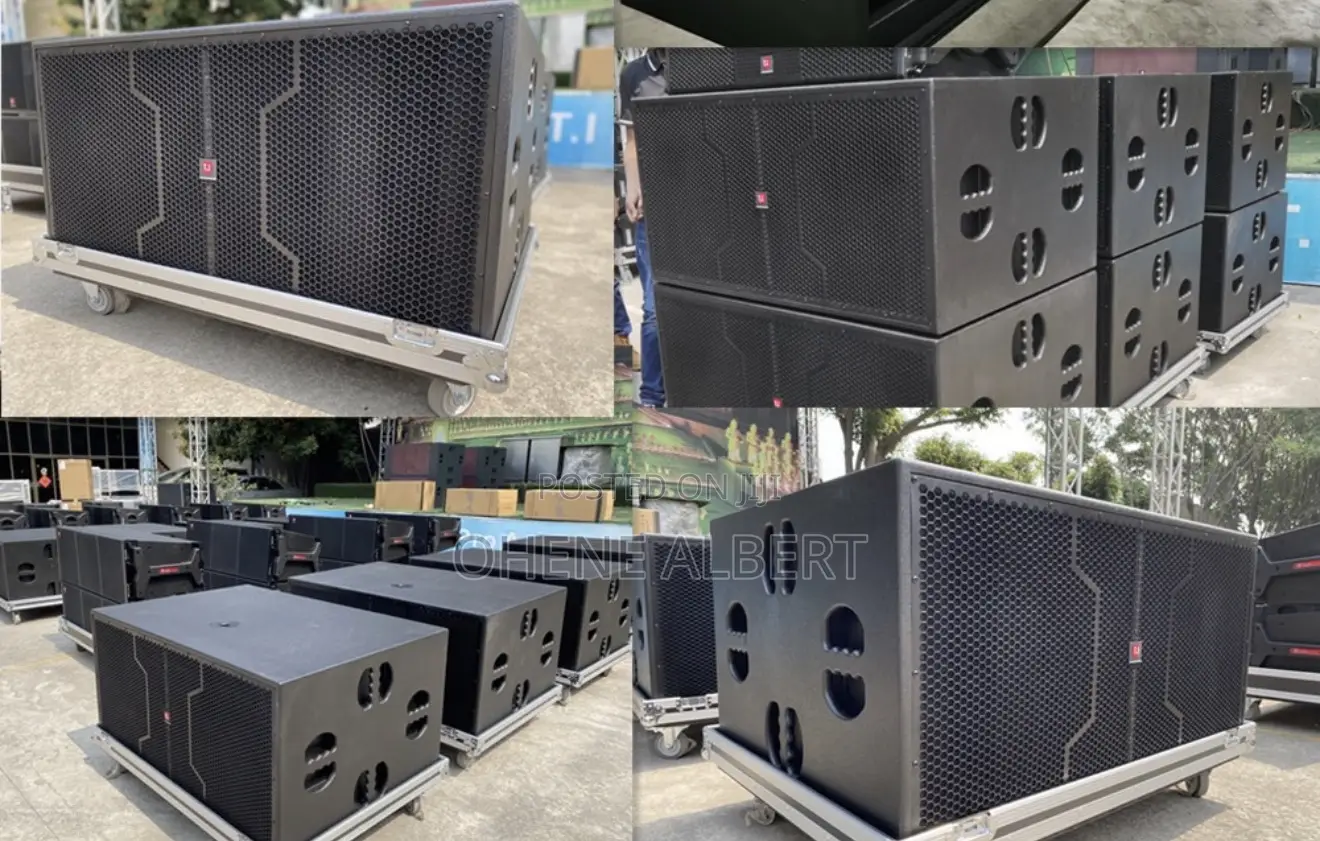 T.I La-218 Dual 18" Subwoofer and Ap-18 Amp for La-218