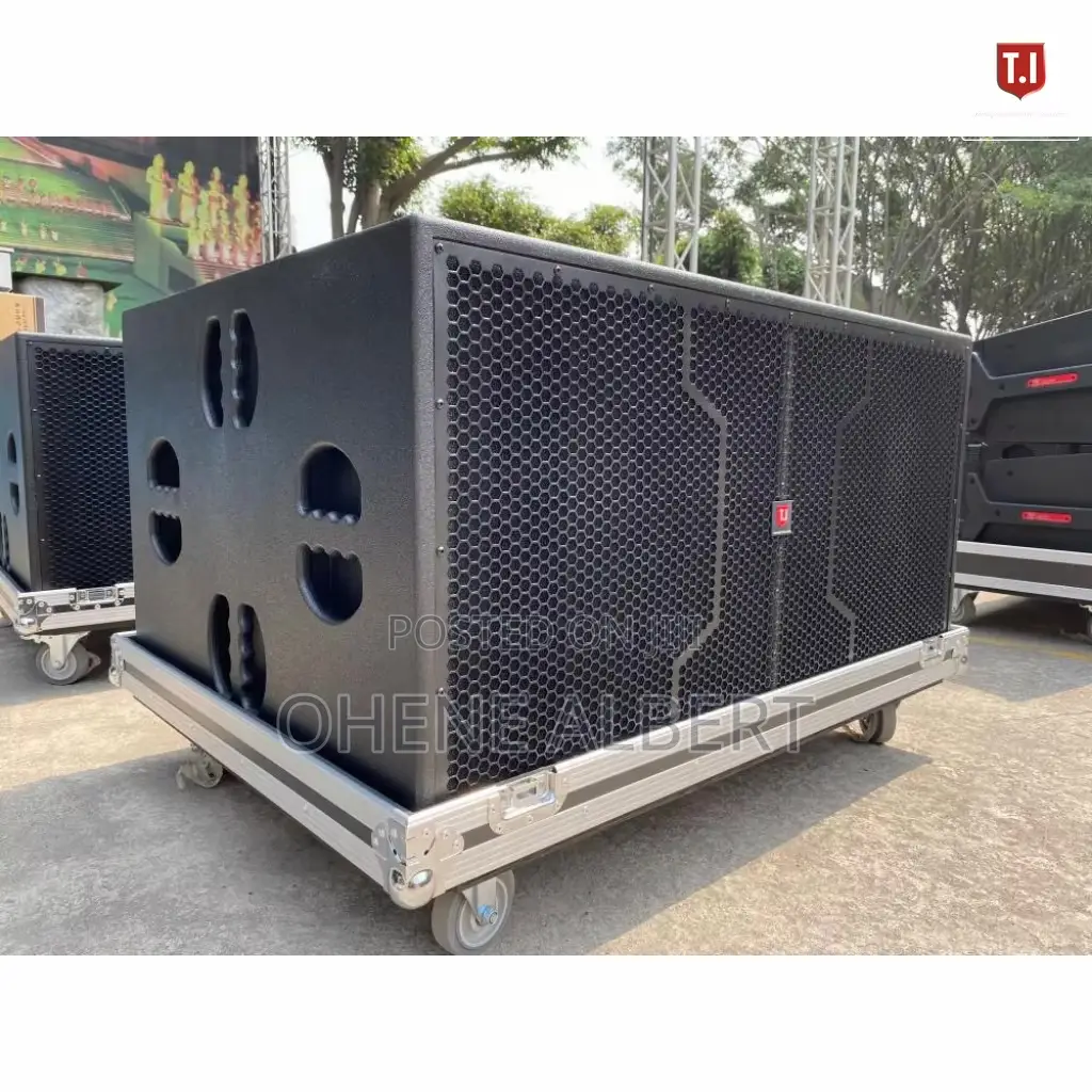 T.I La-218 Dual 18" Subwoofer and Ap-18 Amp for La-218