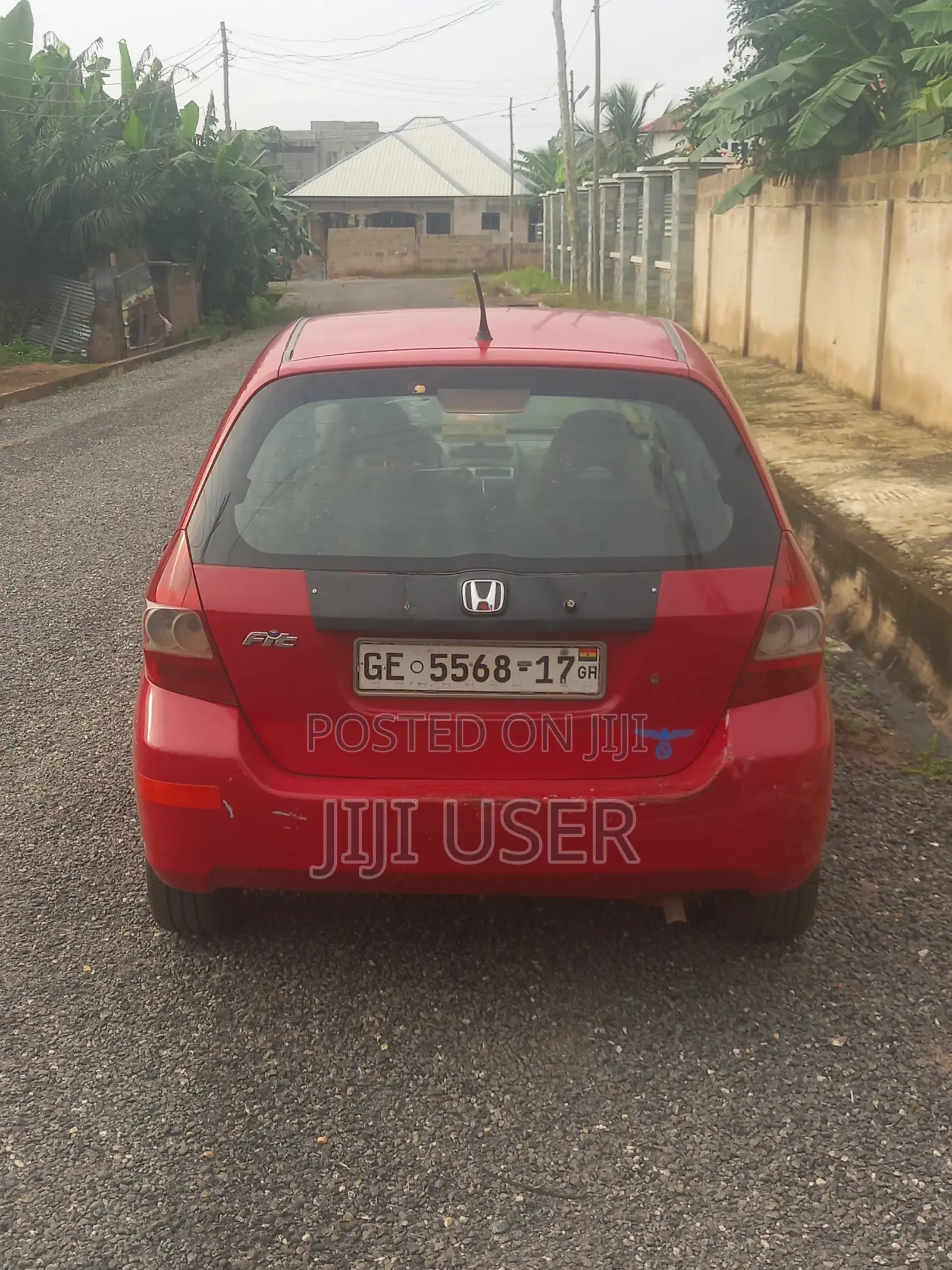 Honda Fit 2008 Red