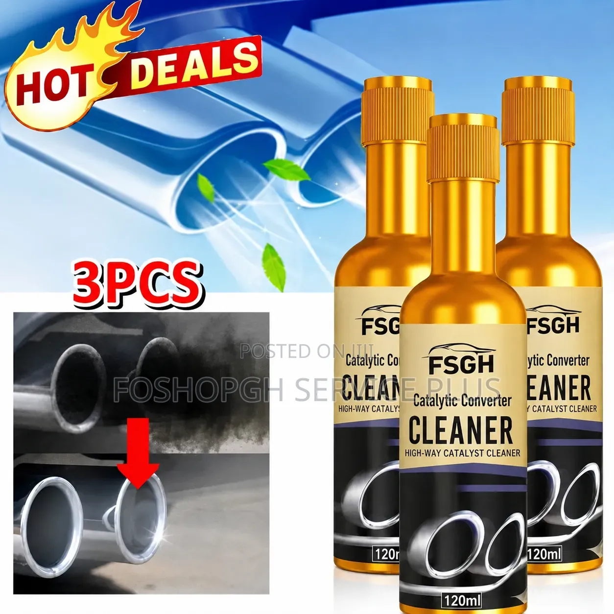 Boost-up Catalytic Converter Cleaner Cleans, Restores Power