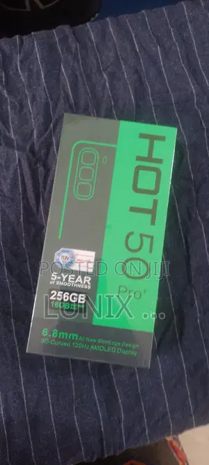 New Infinix Hot 50 Pro+ 4G 256 GB Black