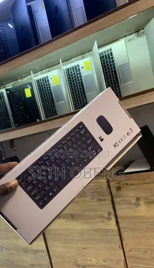Wireless Keyboard With Wireless Mouse