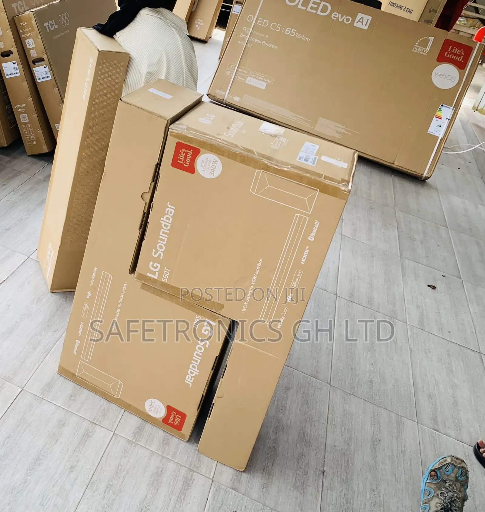 Premium Sleek Lg S60t 340w 3.1ch Sound Bar System