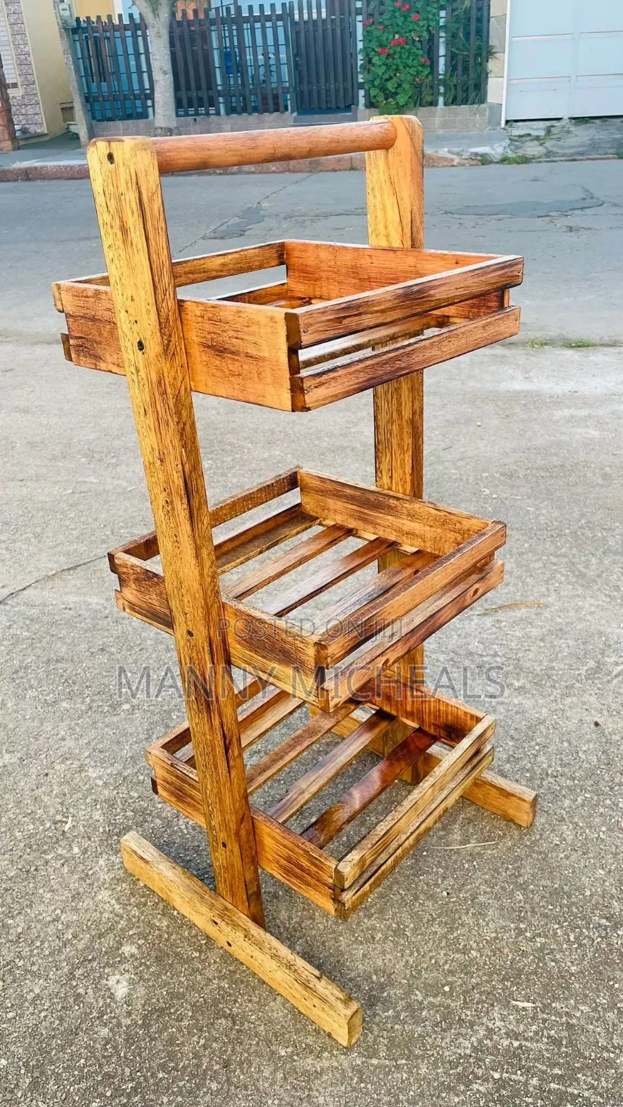 Premium Wooden Display Rack