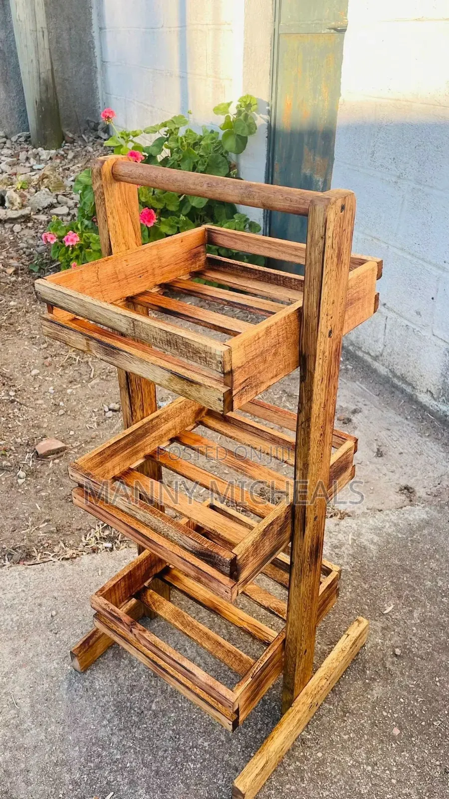 Premium Wooden Display Rack