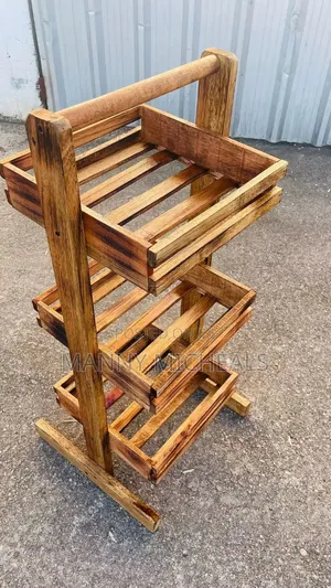 Premium Wooden Display Rack
