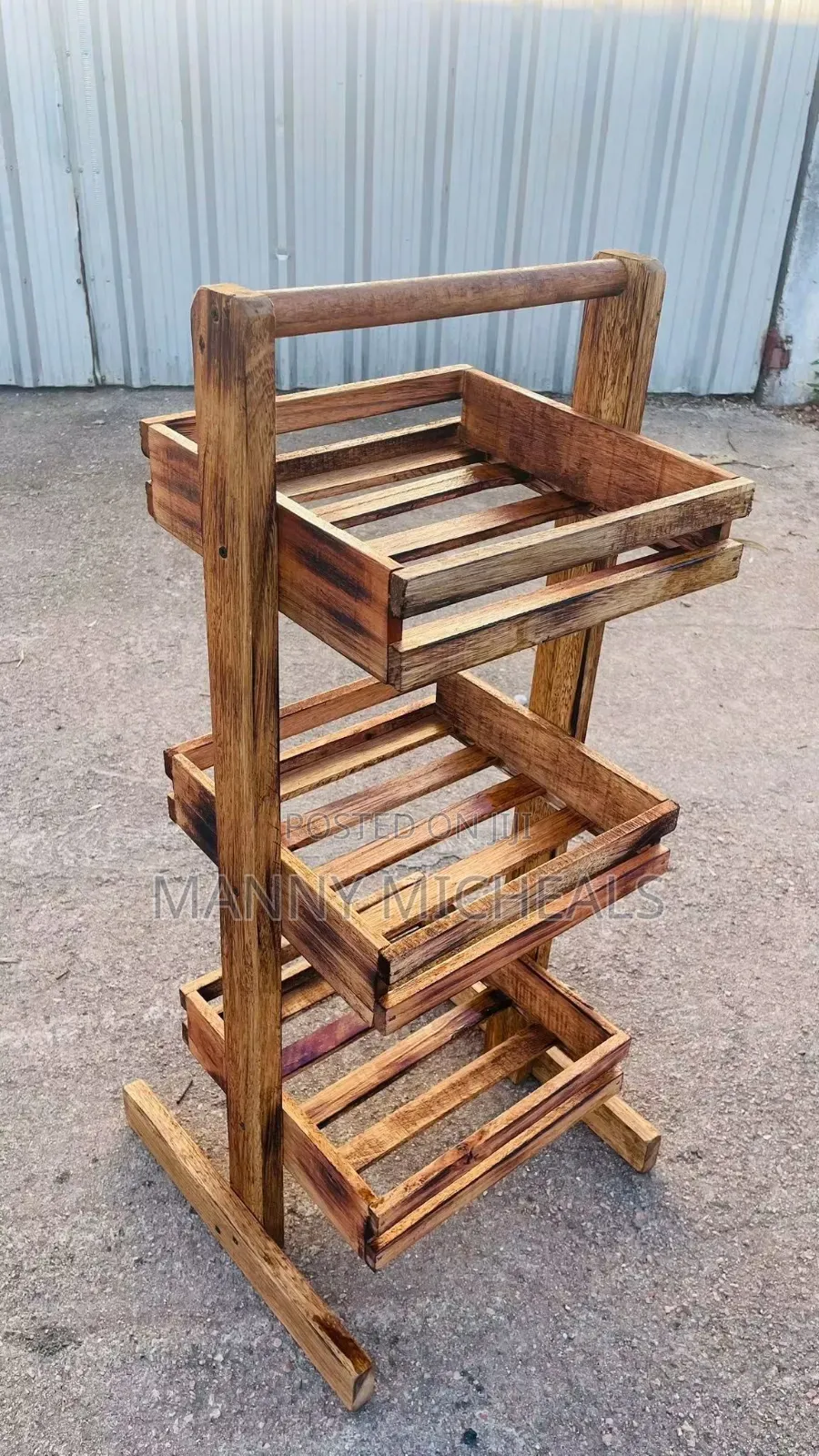 Premium Wooden Display Rack