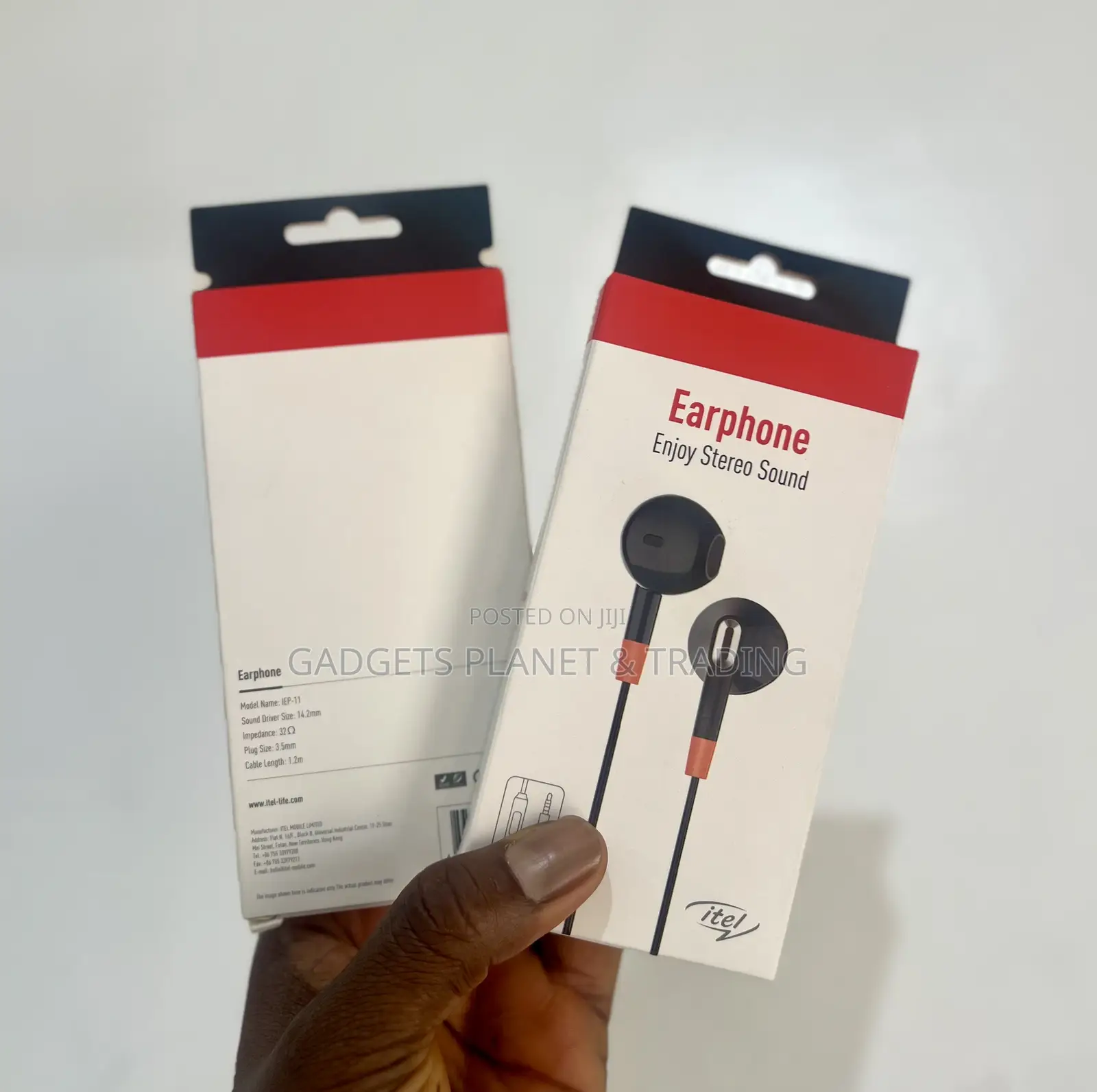 Itel Stereo Sound Earphone With Smart Control 3.5mm Jack - E11