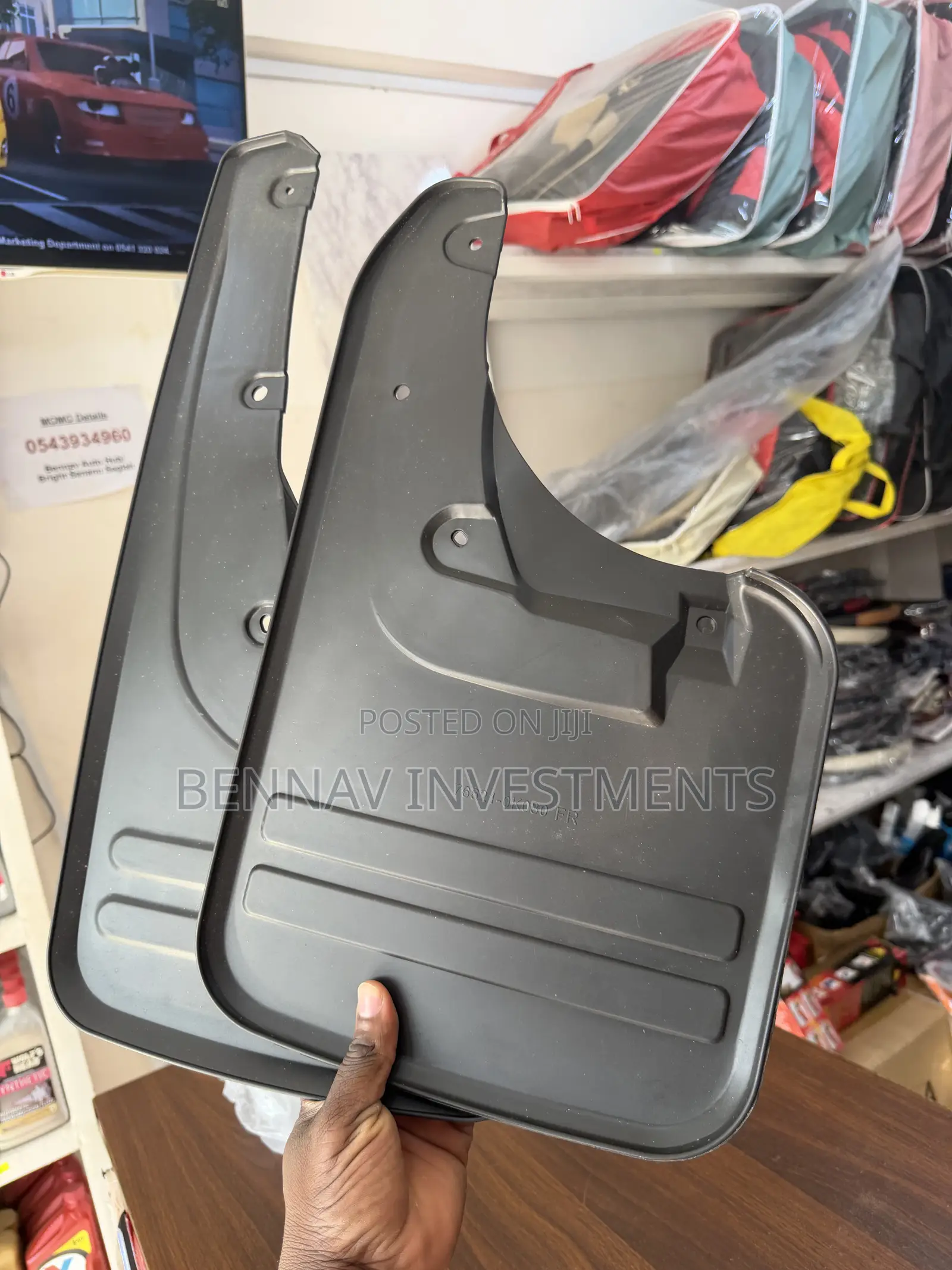 4pcs Set Fender Mudguard Rubber for Pickup Vehicles