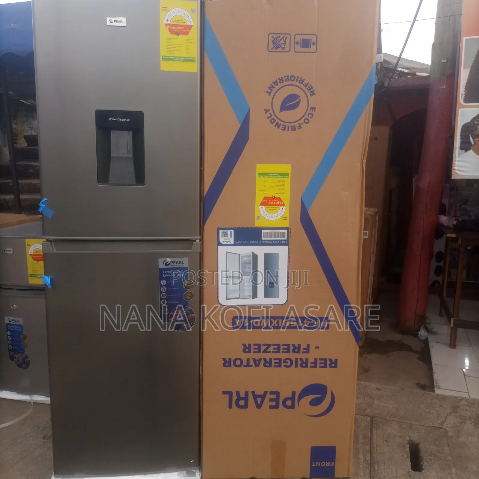 Pearl 250 Litres Buttom Freezer Refrigerator With Water Dispenser