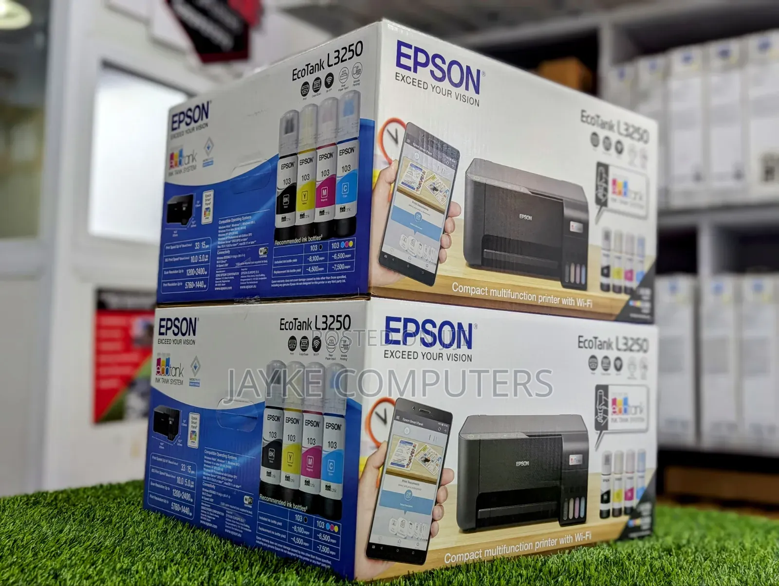 Epson Ecotank L3250 Color A4 Wi-Fi All-in-One Ink Tank Printer
