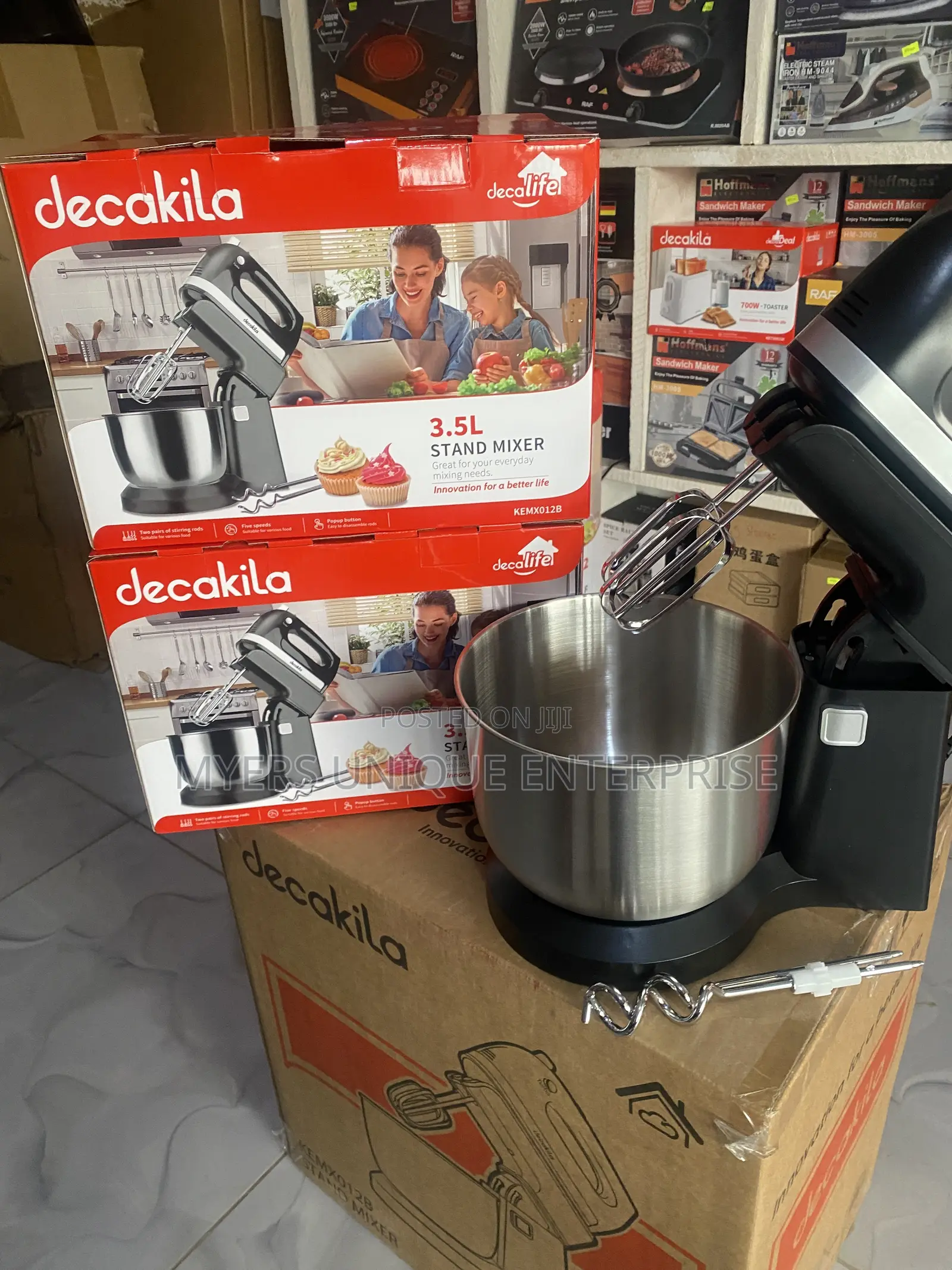 3.5l Electric Mixing Bowl Decakila-Heavy Duty Build