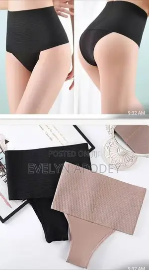 Women Seamless Tummy Control Thong Panties, Women Waist Cincher Pant