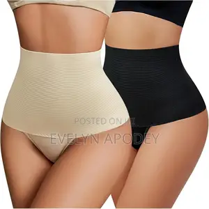 Women Seamless Tummy Control Thong Panties, Women Waist Cincher Pant