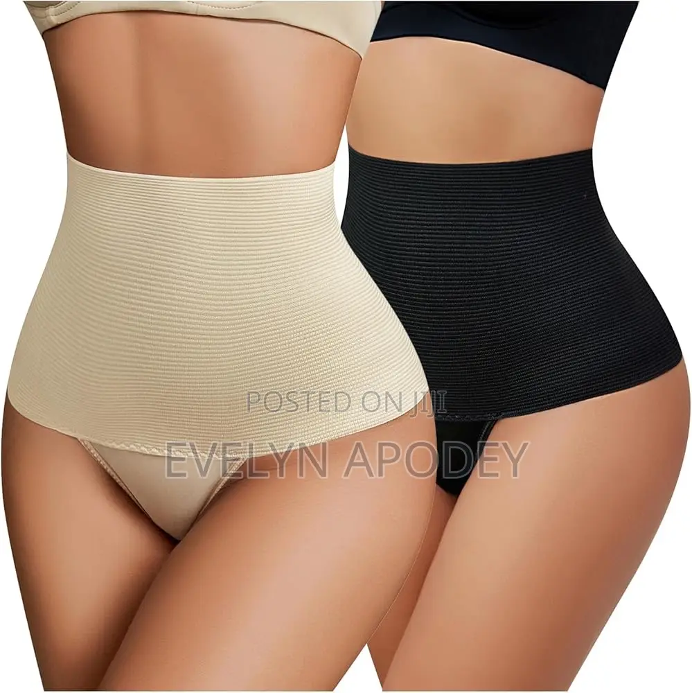 Women Seamless Tummy Control Thong Panties, Women Waist Cincher Pant