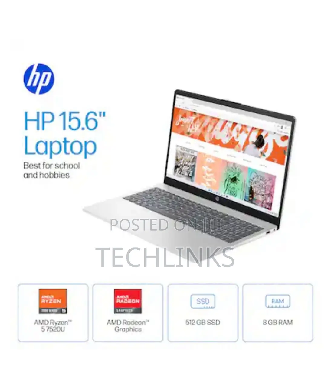 New Laptop HP 15 8GB Intel Core i5 SSD 512GB