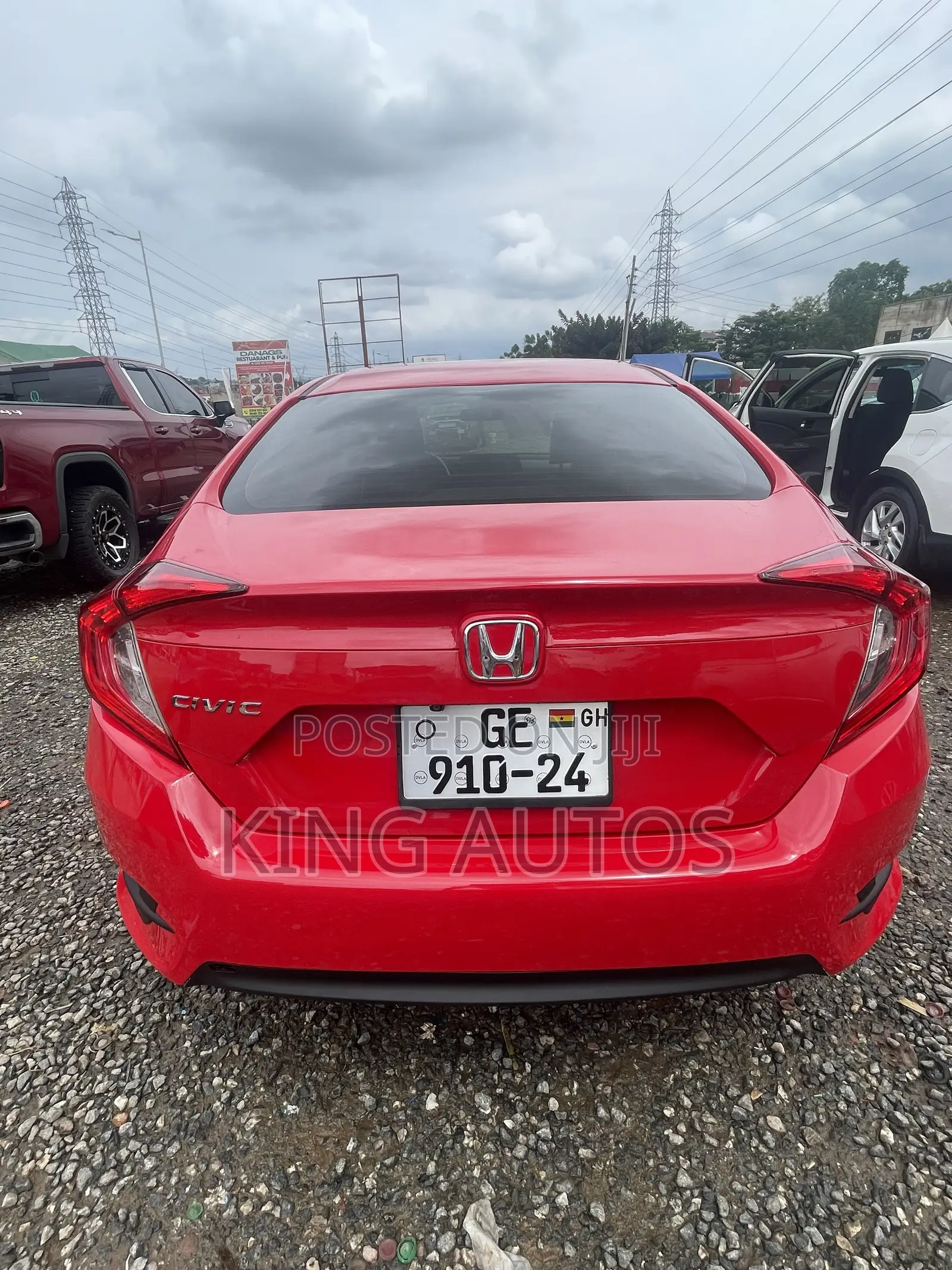 Honda Civic EX-L 4dr Sedan (1.5L 4cyl) 2017 Red