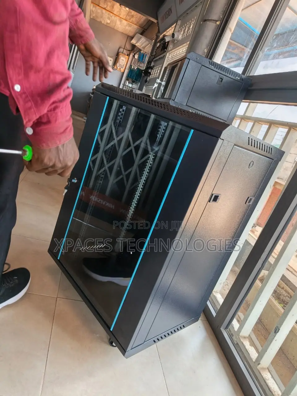15u Server Rack Network Cabinet 19 Inch 800hx 600w Black