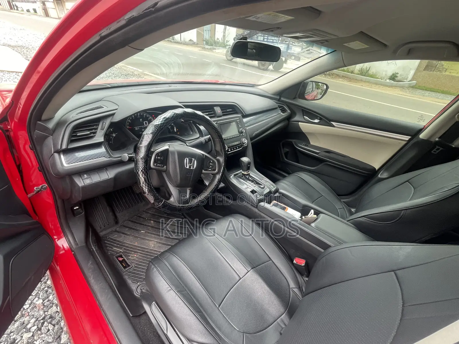 Honda Civic EX-L 4dr Sedan (1.5L 4cyl) 2017 Red