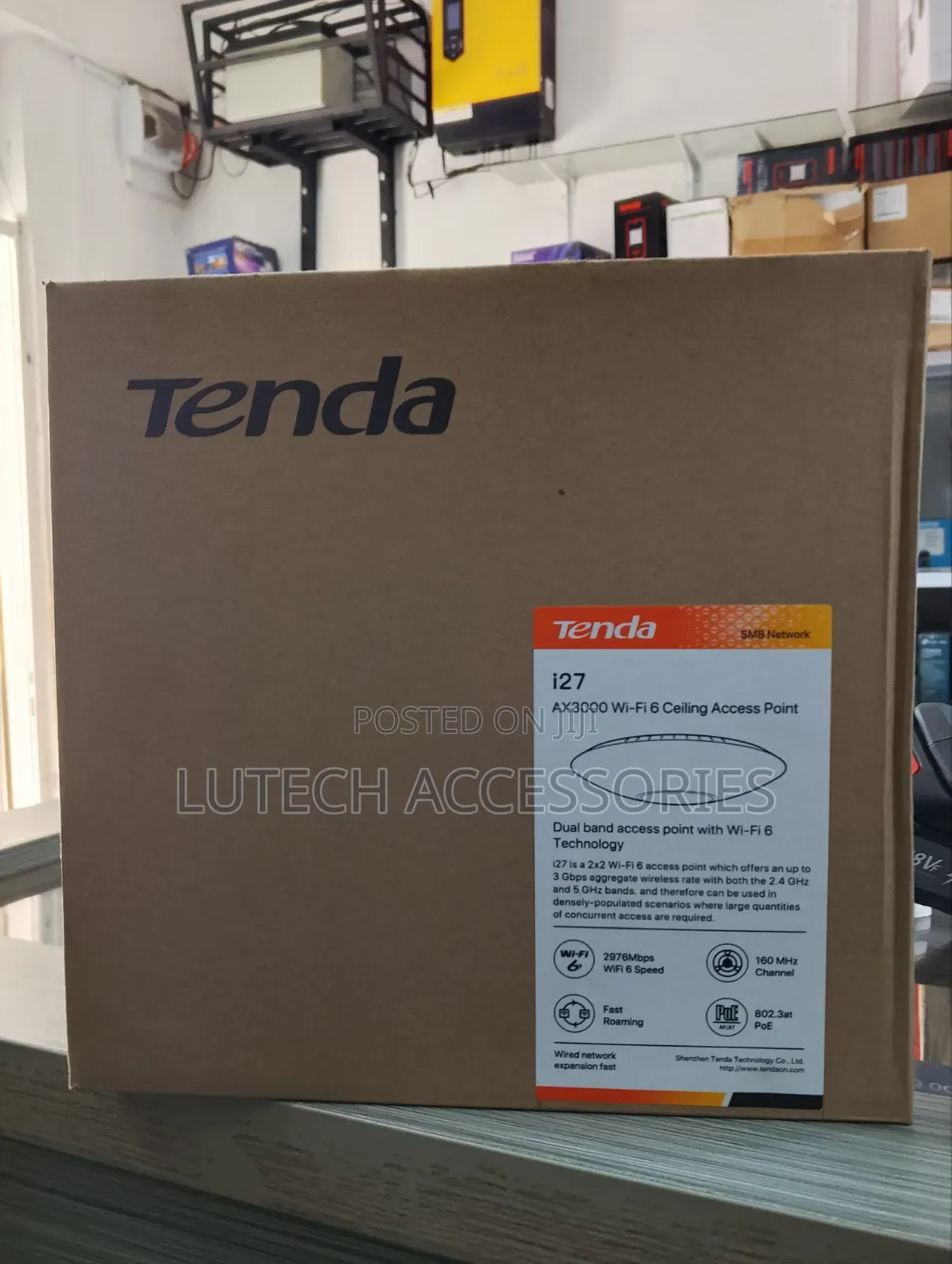 Tenda I27 Ax3000 Dual Band Ceiling Access Point/Tenda I27