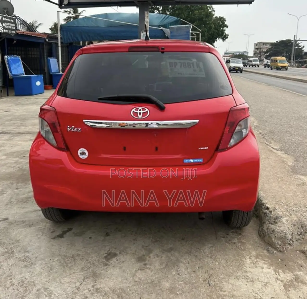 Toyota Vitz 2015 Red