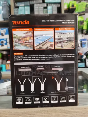Tenda 802.11ac Indoor/Outdoor Wi-Fi Access Point/ Tenda Oap1200