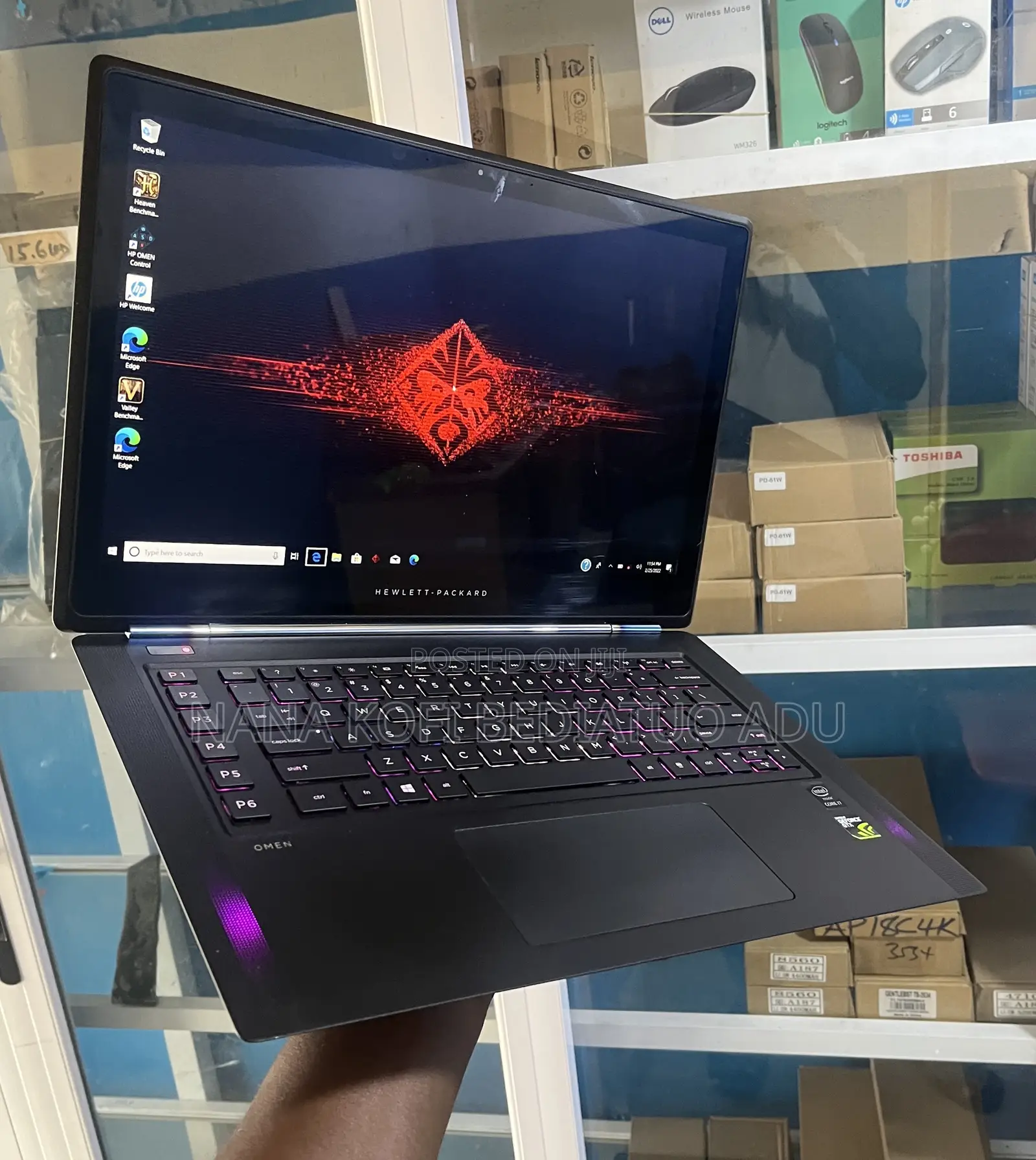 Laptop HP Omen 15 16GB Intel Core i7 SSD 512GB
