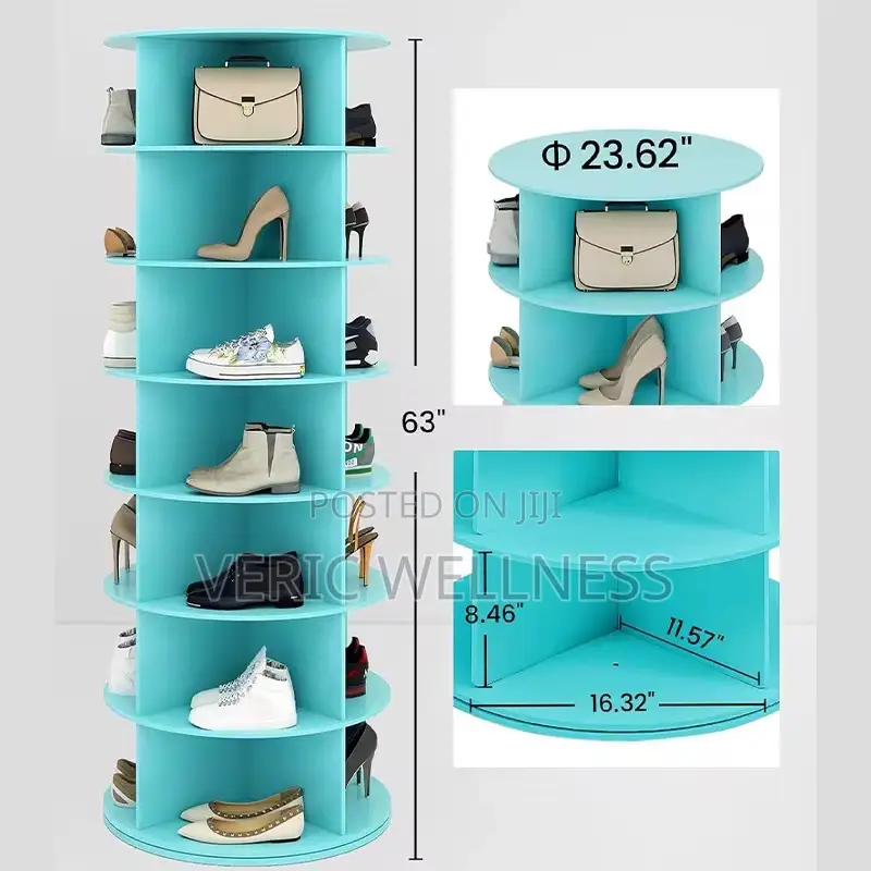 7tier Rotating Shoe Rack