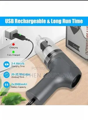 30w Rechargeable Vacuum Cleaner With, 3-in-1 Blow And Suction Function