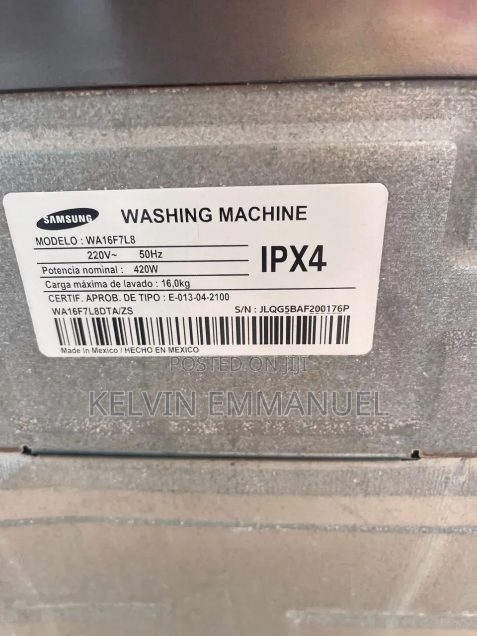 16kg Top Load Uk Used Samsung Washing Machine