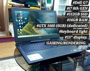 Laptop Dell G7 15 7590 16GB Intel Core i7 SSD 512GB