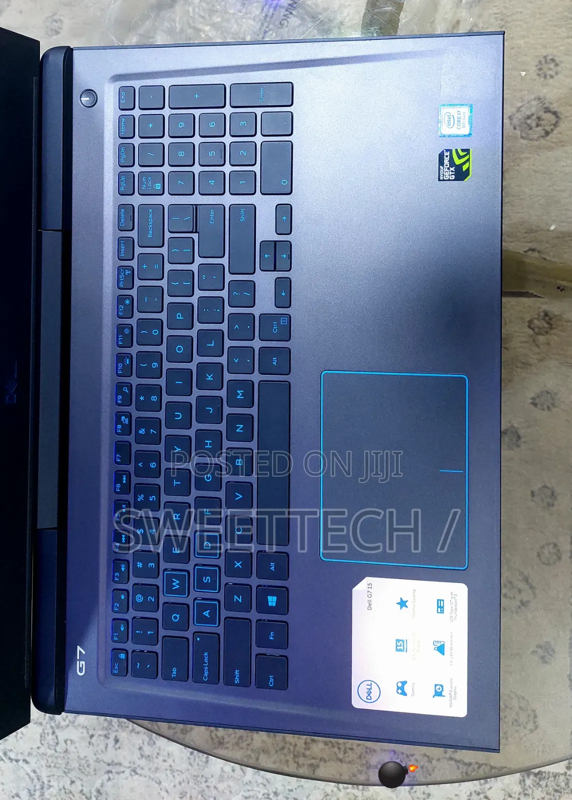 Laptop Dell G7 15 7590 16GB Intel Core i7 SSD 512GB