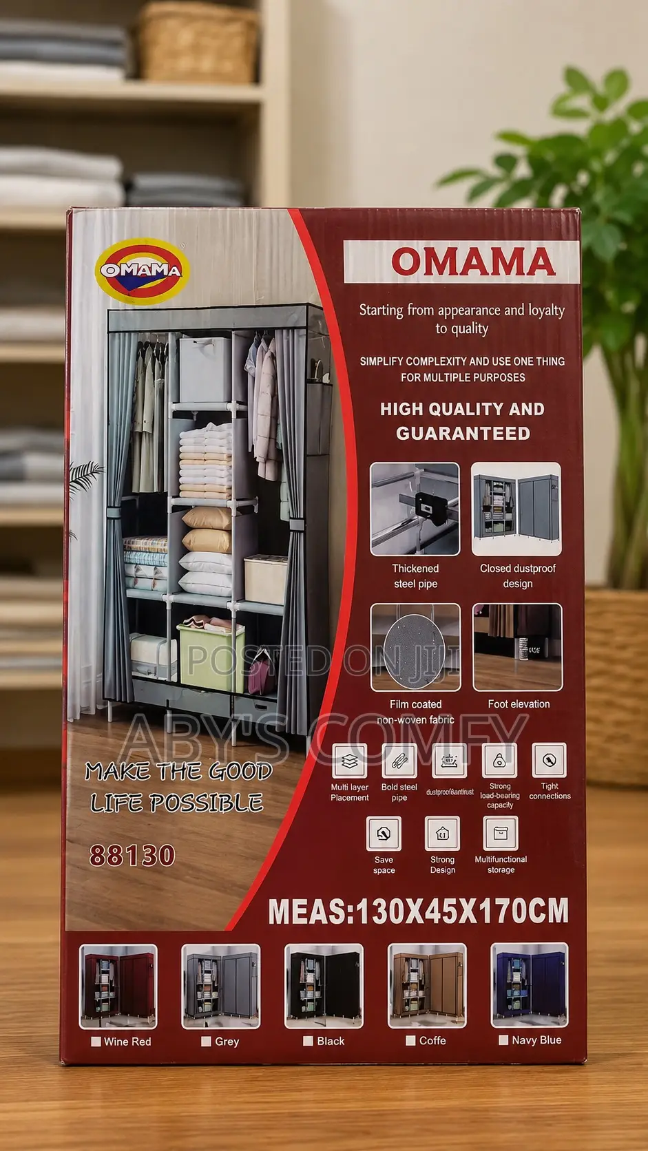3in1 Collapsible Wardrobe