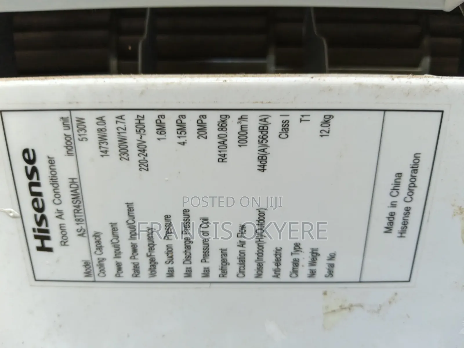 Hisense 2.0hp Inverter Air Conditioner
